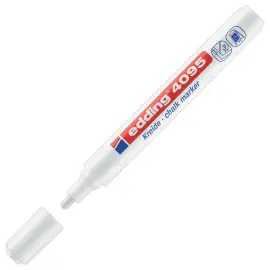 Marqueur sp&eacute;cial verre  E4095 - Craie liquide blanc - EDDING 