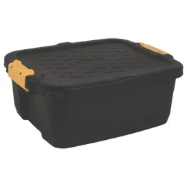 Bac de rangement STRATA Heavy Duty 24 L noir 