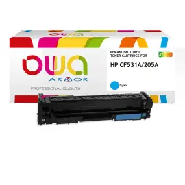 Toner &eacute;q. HP CF531A - Cyan - OWA 