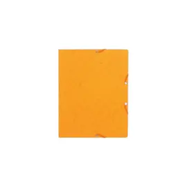 10 Chemises &agrave; &eacute;lastiques sans rabats - carte 360g - jaune - EXACOMPTA 