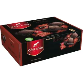 120 carr&eacute;s de chocolat noir 