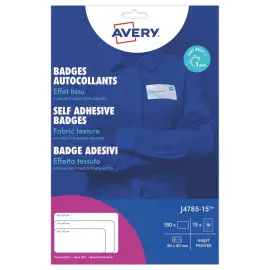 150 Badges adh&eacute;sifs personnalisables - 8 x 5 cm - AVERY 