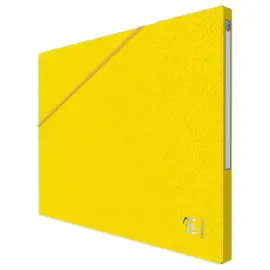 10 Chemises - Alpina - Carte lustr&eacute;e - Jaune - OXFORD 