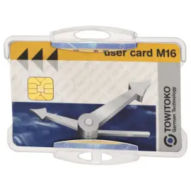 10 Porte-cartes de s&eacute;curit&eacute; ouverts -  54 x 85 mm  - 1 carte - Durable 