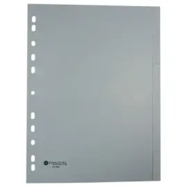 Jeu d'intercalaires - polypropyl&egrave;ne souple - 6 touches - FIDUCIAL 