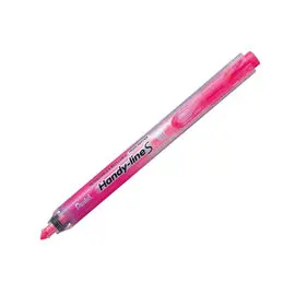 Surligneur r&eacute;tractable - pointe biseaut&eacute;e - rose - PENTEL 
