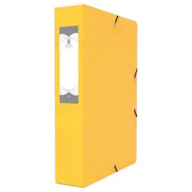 Bo&icirc;te de classement - 24x32 Dos 60 mm - Jaune - FIDUCIAL 