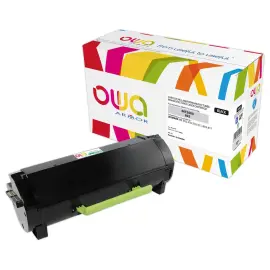 Toner &eacute;q. LEXMARK 60F2000 - Noir - OWA 