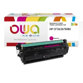 Toner &eacute;q. HP CF363X - Haute capacit&eacute; - Magenta - OWA 