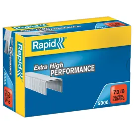 5000 Agrafes 73/8 pour agrafeuses grande capacit&eacute; - RAPID 