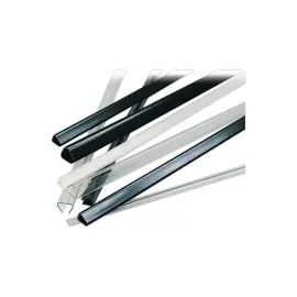 25 Baguettes &agrave; relier 3 mm - Cristal 