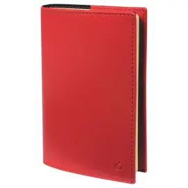 Agenda semainier  Soho - 16x24cm - Rouge - Janvier &agrave; d&eacute;cembre - QUO VADIS 