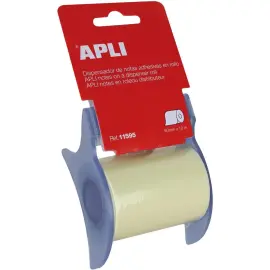D&eacute;vidoir de notes - Rouleau de 10 m x 6 cm - Jaune 