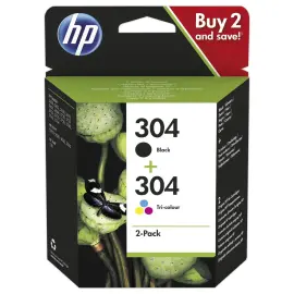 2 Cartouches HP 304 3JB05AE - 4 Couleurs - HP 