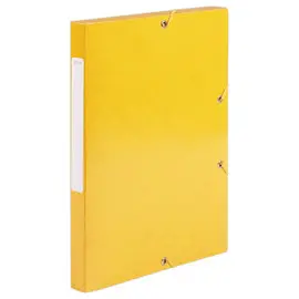 Bo&icirc;te de classement carte  - Dos 2,5 cm - jaune - ACCESS 