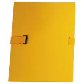Chemise &agrave; sangle avec rabat de pied - largeur max 13 cm - jaune - ACCESS 