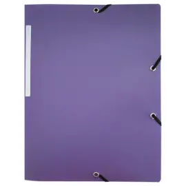 Chemise 3 rabats &agrave; &eacute;lastiques en polypropyl&egrave;ne - violet - ACCESS 