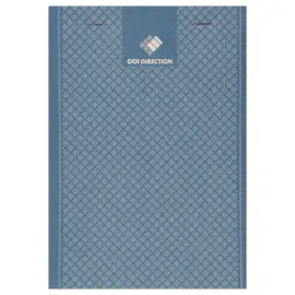 Bloc coll&eacute; en t&ecirc;te sans couverture A5 56g 5X5 