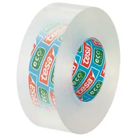 8 rouleaux adh&eacute;sifs transparents TESA Ecologo - 33 mx 19 mm 