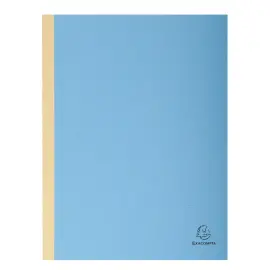 25 Chemises dos toil&eacute; Forever 320g - 24 x 32 cm - Bleu fonc&eacute; - EXACOMPTA 