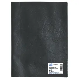 Prot&egrave;ge-documents - Hunter - 30 pochettes - noir - OXFORD 