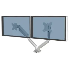 Bras porte-&eacute;crans double Platinum Series - Argent - FELLOWES 