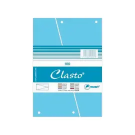 300 intercalaires trap&egrave;ze - 180 gr - BLEU 