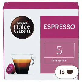 16 Capsules de caf&eacute; Dolce Gusto Espresso Intenso - Intensit&eacute; 5 - DOLCE GUSTO 