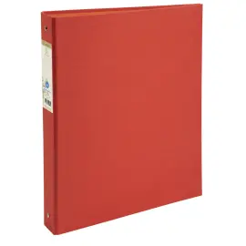 Classeur 4 anneaux recycl&eacute; FOREVER - Dos 4 cm - Rouge - EXACOMPTA 