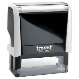 Timbre personnalisable Printy 4914 - Boitier blanc - Encre noire - 64 x 26 mm - 6 lignes max. 