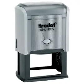 Timbre personnalisable Printy 4927 - Boitier gris - Encre noire - 60 x 40 mm - 10 lignes max. 