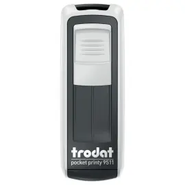 Timbre mobile personnalisable Printy 9511 - Boitier blanc - Encre noire - 38 x 14 mm - 4 lignes max 