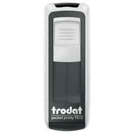 Timbre mobile personnalisable Printy 9512 - Boitier blanc - Encre noire - 47 x 18 mm - 5 lignes max 