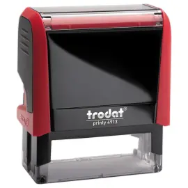 Timbre personnalisable Printy 4913 - Encre rouge - 58 x 22 mm - 6 lignes max. 