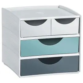 Mini module de rangement Riviera Multicolore Dim 18,6 x 18,5 H 17,5 cm 