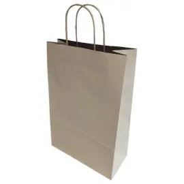 200 Sacs &agrave; poign&eacute;es torsad&eacute;es - 22 x 33 x 10 cm - Blanc - Bong 