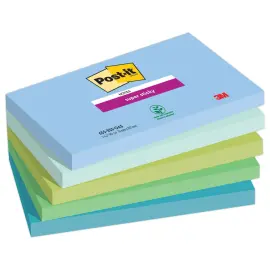 5 Notes Super Sticky Collection Oasis, 76 x 127 mm 