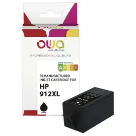 Cartouche &eacute;q. HP912XL - Haute capacit&eacute; - Noir - OWA 