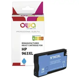 Cartouche &eacute;q. HP963XL - Haute capacit&eacute; - Cyan - OWA 
