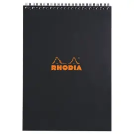 Bloc spirale de 80 feuilles d&eacute;tachables A4 - 5x5 - RHODIA 