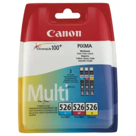 3 Pack cartouches CANON CLI-526 3 couleurs 