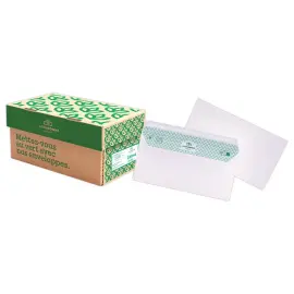 200 Enveloppes DL blanches recycl&eacute;es - 80g bande de protection - GPV 