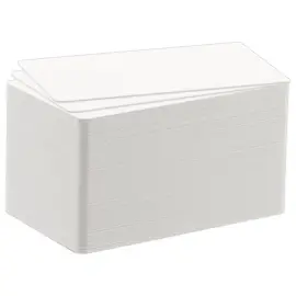 100 Cartes plastiques vierges 0,50 mm pourimprimante DURACARD ID 300. 