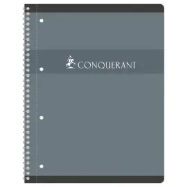 Cahier spirale conqu&eacute;rant 70g - A4+ - 160 pages - CONQUERANT 