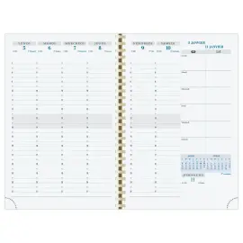 Recharge pour agenda semainier All in one - 15 x 21cm - Septembre &agrave; d&eacute;cembre - EXACOMPTA 
