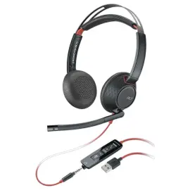 Casque filaire Poly Blackwire 5220 - USB-A/C - HP 
