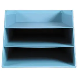 Corbeille &agrave; courrier carton - aquarel bleu clair - EXACOMPTA 