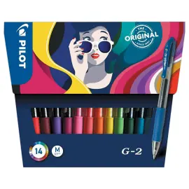 14 Stylo bille G2 - gel r&eacute;tractable - PILOT 