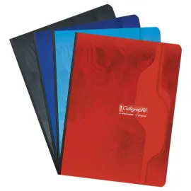 Cahier brochure  70g - 17x22cm - 5x5 -192 pages - CALLIGRAPHE 