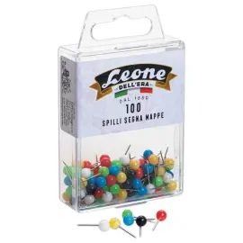 100 &Eacute;pingles de signalisation 6mm - Coloris assortis 